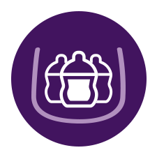 Philips Avent Vaporisator, raumsparendes Design, Symbol